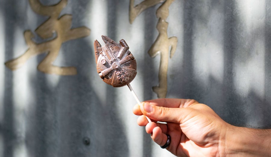 Millennium Falcon Chocolate Pop from The Ganachery at Disney Springs