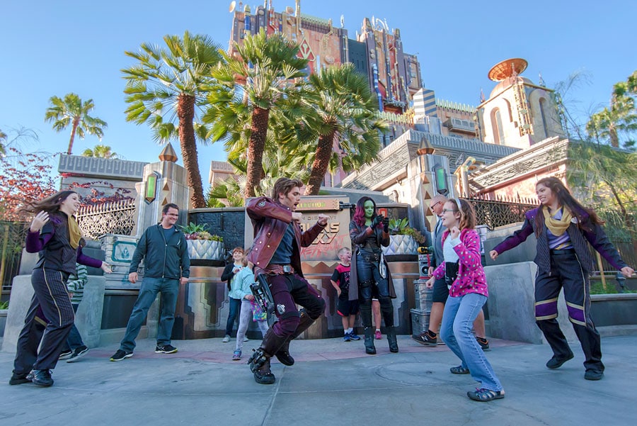 Guardians of the Galaxy: Awesome Dance Off! at Disney California Adventure park