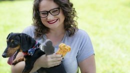 Kelsey Noland and her dog Cooper