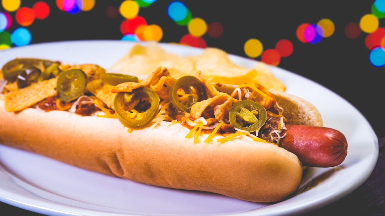 Firefly Hot Dog from Refreshment Corner at Disneyland Park