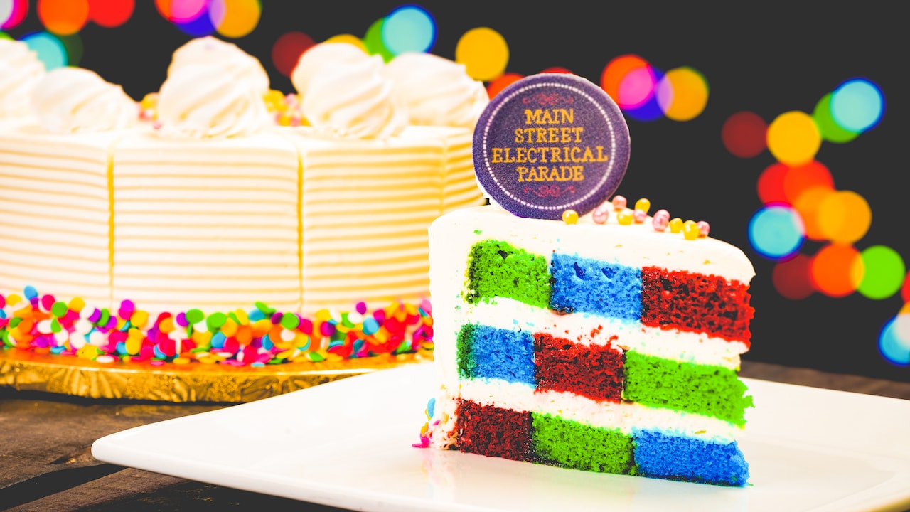 Main Street Electrical Parade Cake from Plaza Inn at Disneyland Park