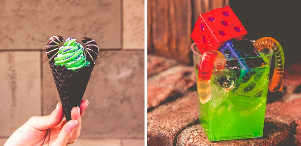 Maleficent Cone and Snake Eyes from Storybook Treats for Mickey’s Not-So-Scary Halloween Party at Magic Kingdom Park