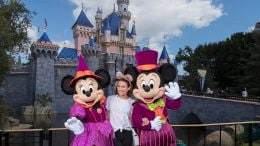 Lea Michele Celebrates Halloween Time at Disneyland Resort