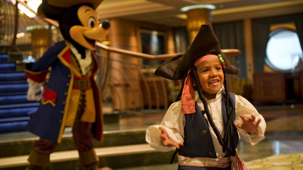 Prepping for Pirate Night on a Disney Cruise