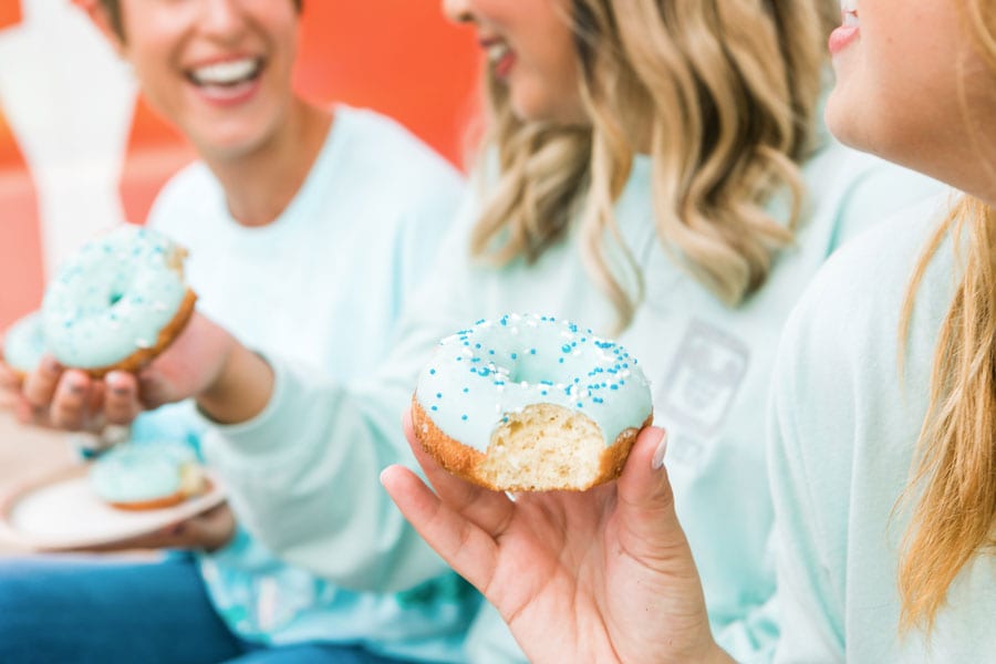 Arendelle Aqua Sugar Drop Donuts from Intermission Food Court at Disney’s All-Star Music Resort