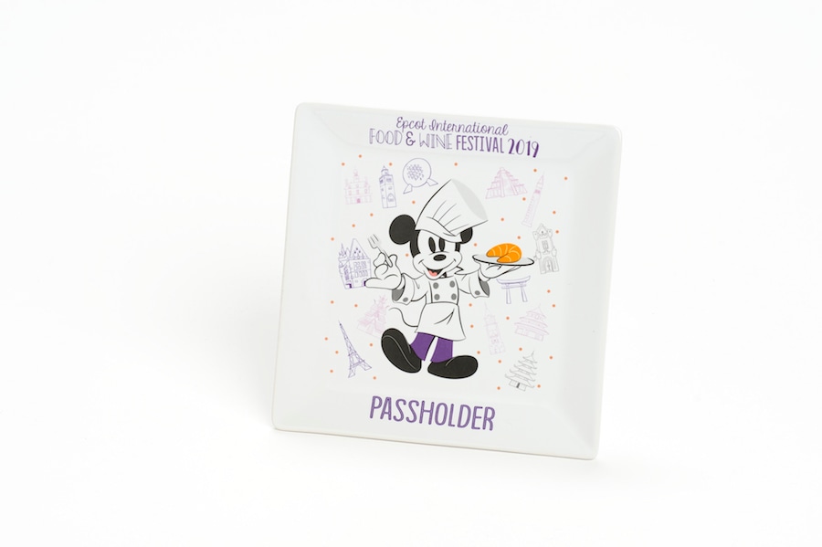 Mickey Mouse Dessert plate for Passholders during the 2019 Epcot International Food & Wine Festival