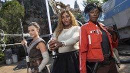 Serena Williams Visits Star Wars: Galaxy's Edge at Walt Disney World Resort