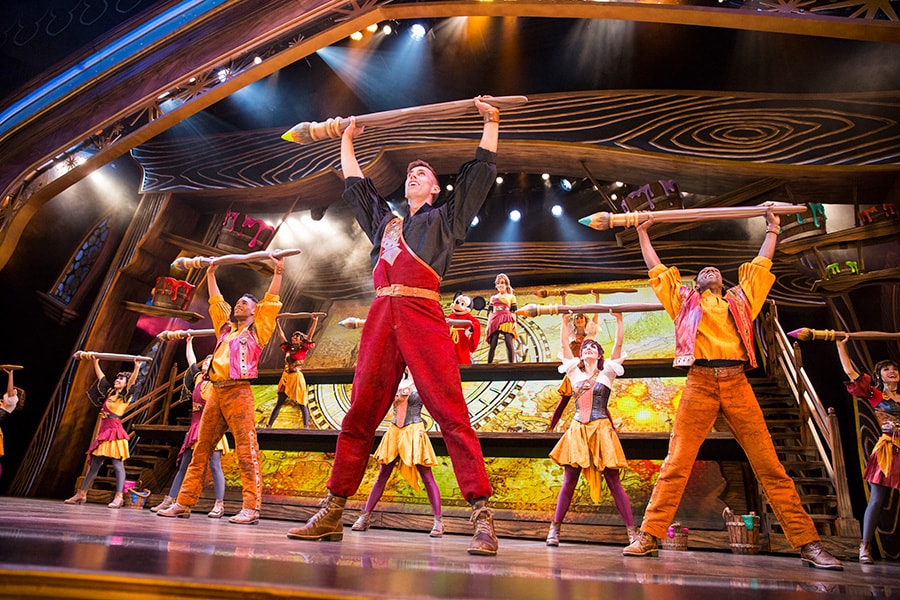 Professional dancers in the Disney Parks
