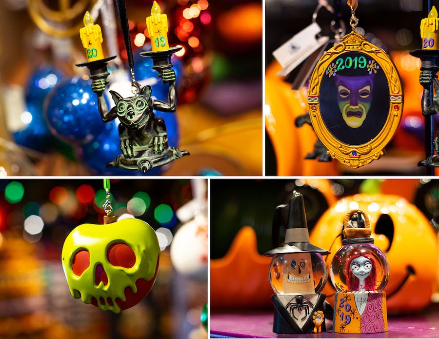 Halloween ornaments from Disney Springs