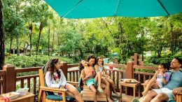Family dines at Typhoon Lagoon