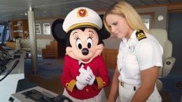 Captain Minnie and Disney Dream 2nd Deck Officer Aneta