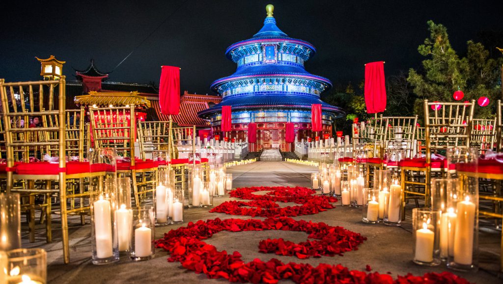 Disney Fairytale Wedding at the China Pavilion at Epcot