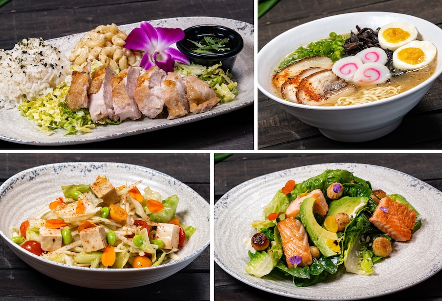 Lunch and Dinner Offerings from Tangaroa Terrace Tropical Bar & Grill at the Disneyland Hotel