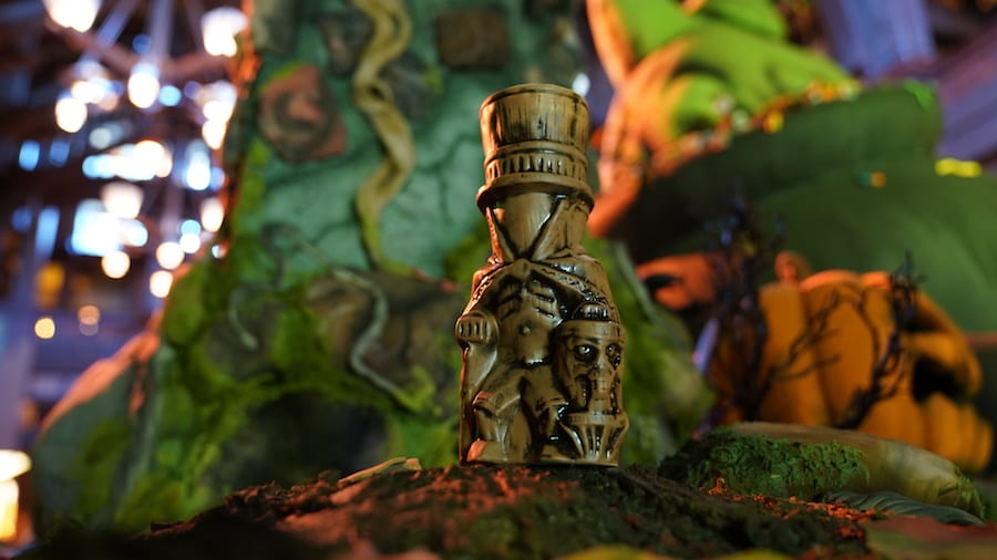 Hatbox Ghost Tiki Mug from Trader Sam’s Enchanted Tiki Bar at the Disneyland Hotel