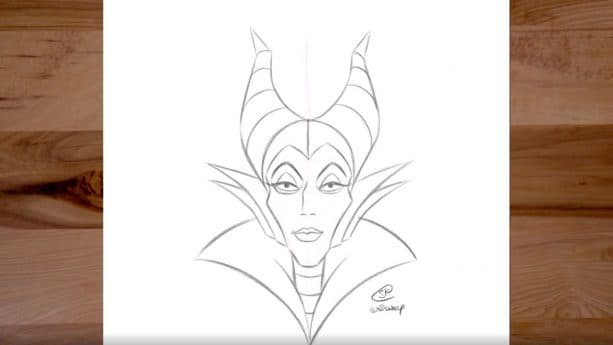 Learn to Draw: Maleficent from 'Sleeping Beauty' | Disney Parks Blog
