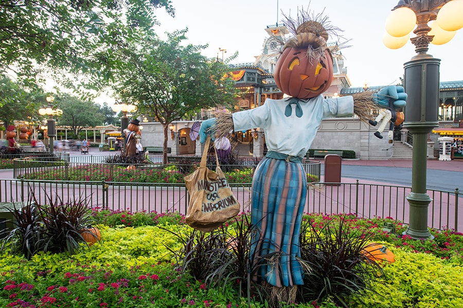 Scarecrows at Magic Kingdom Park