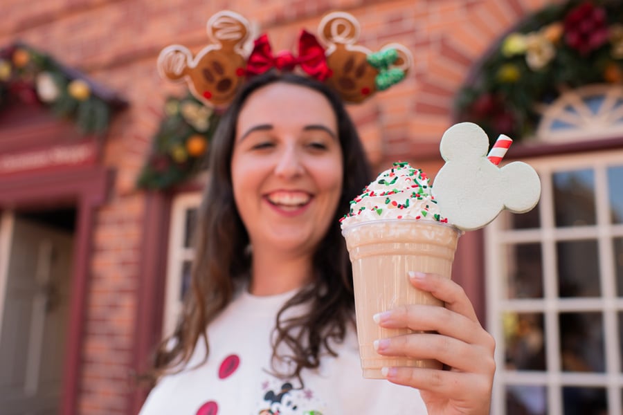 Christmas Cookie Milkshake from Auntie Gravity’s Galactic Goodies for Mickey’s Very Merry Christmas Party at Magic Kingdom Park