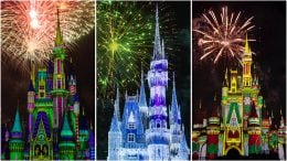 Collage of ‘Minnie’s Wonderful Christmastime Fireworks’