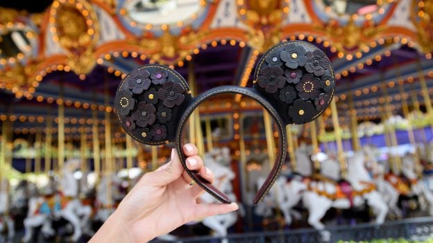 Floral-inspired Minnie Mouse ear headband by Coach