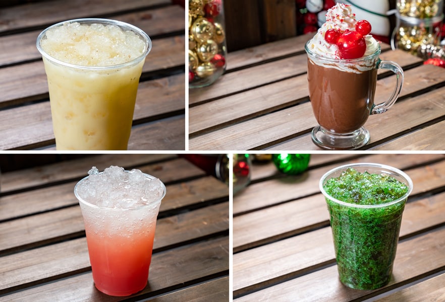 Collage of Hollywood Lounge Offerings for Holidays 2019 at Disney California Adventure Park