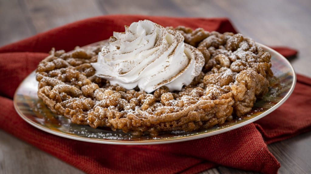 Pumpkin Spice Funnel Cake from Funnel Cake for the 2019 Epcot International Festival of the Holidays