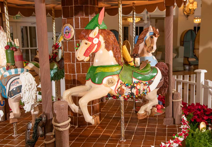 Gingerbread horse at Disney's Beach Club Resort