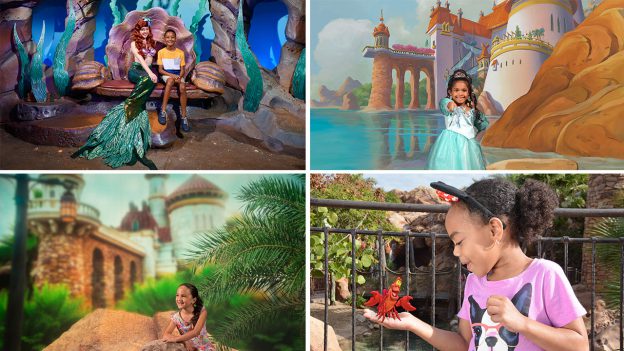 "The Little Mermaid" Disney PhotoPass photo opportunities at Walt Disney World Resort