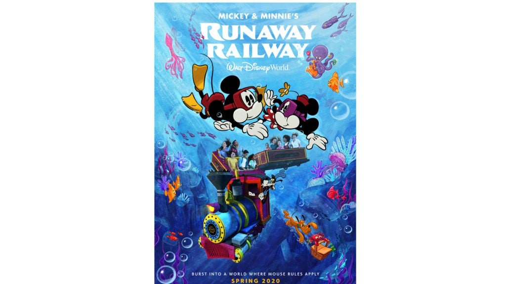 As always, the Mickey and Minnie’s romance is off the tracks in their newest collaboration, an all-new innovative ride-through attraction, Mickey & Minnie’s Runaway Railway, premiering at Disney’s Hollywood Studios in March. © Disney
