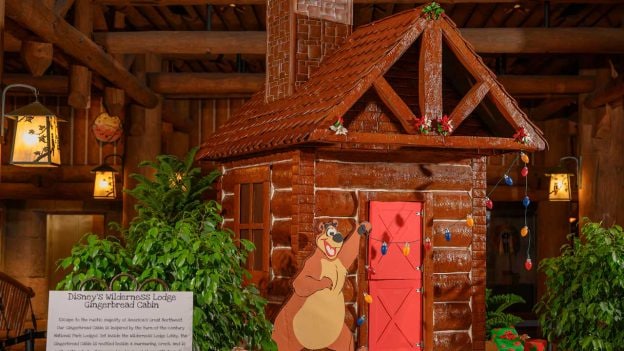 Holiday Gingerbread Display at Disney’s Wilderness Lodge