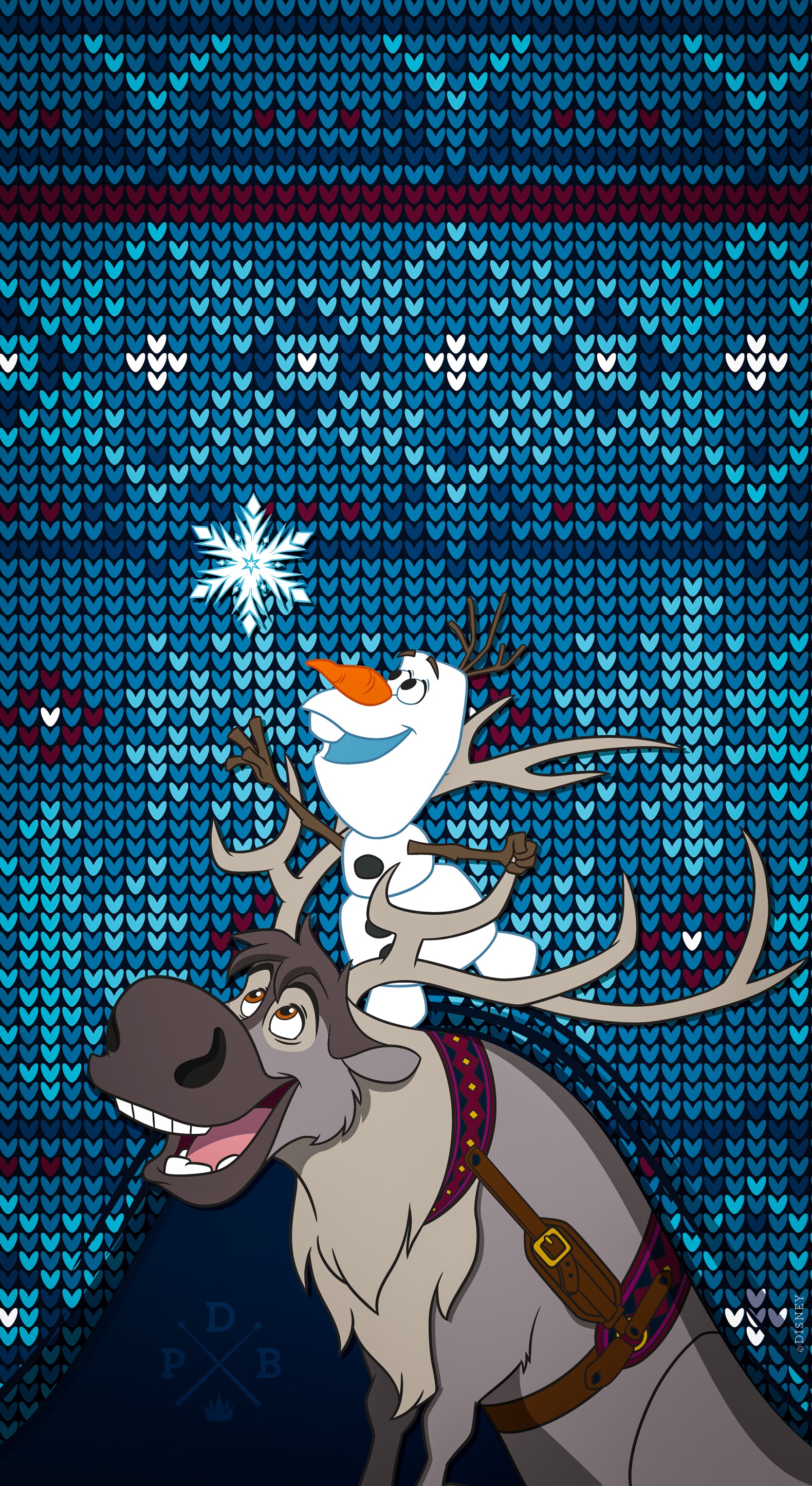 2019 Ugly Christmas Sweater Wallpaper – iPhone/Android | Disney Parks Blog