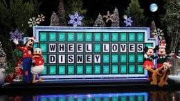 Disney Characters at Wheel of Fortune