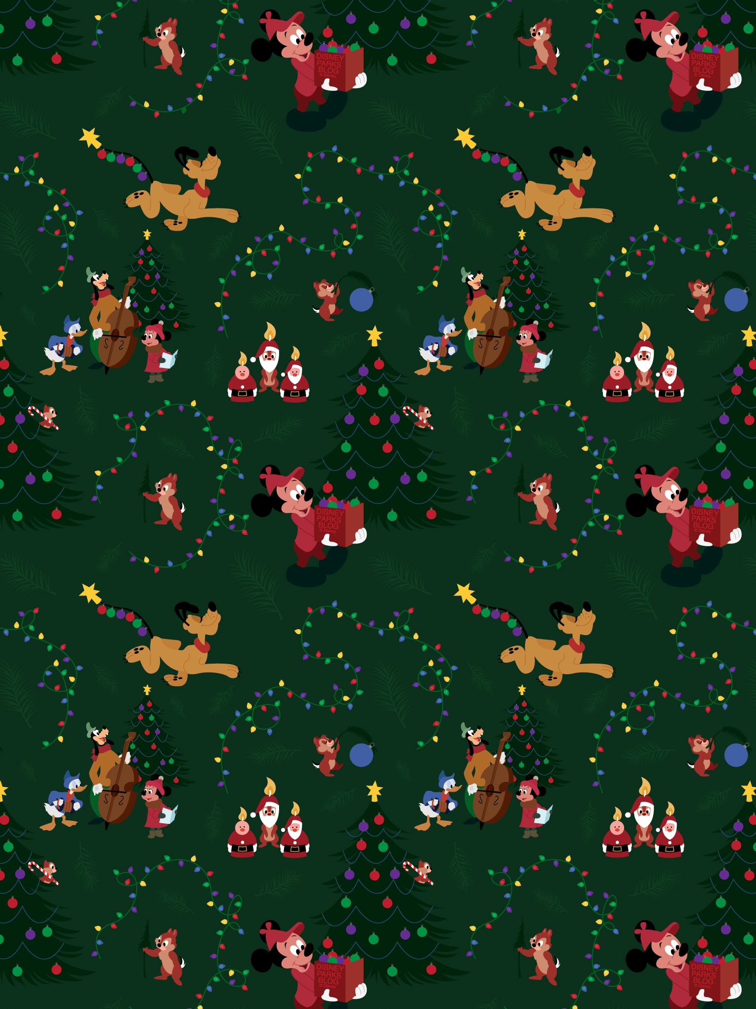 19 Mickey Mouse Pluto Christmas Wallpaper Desktop Ipad Disney Parks Blog
