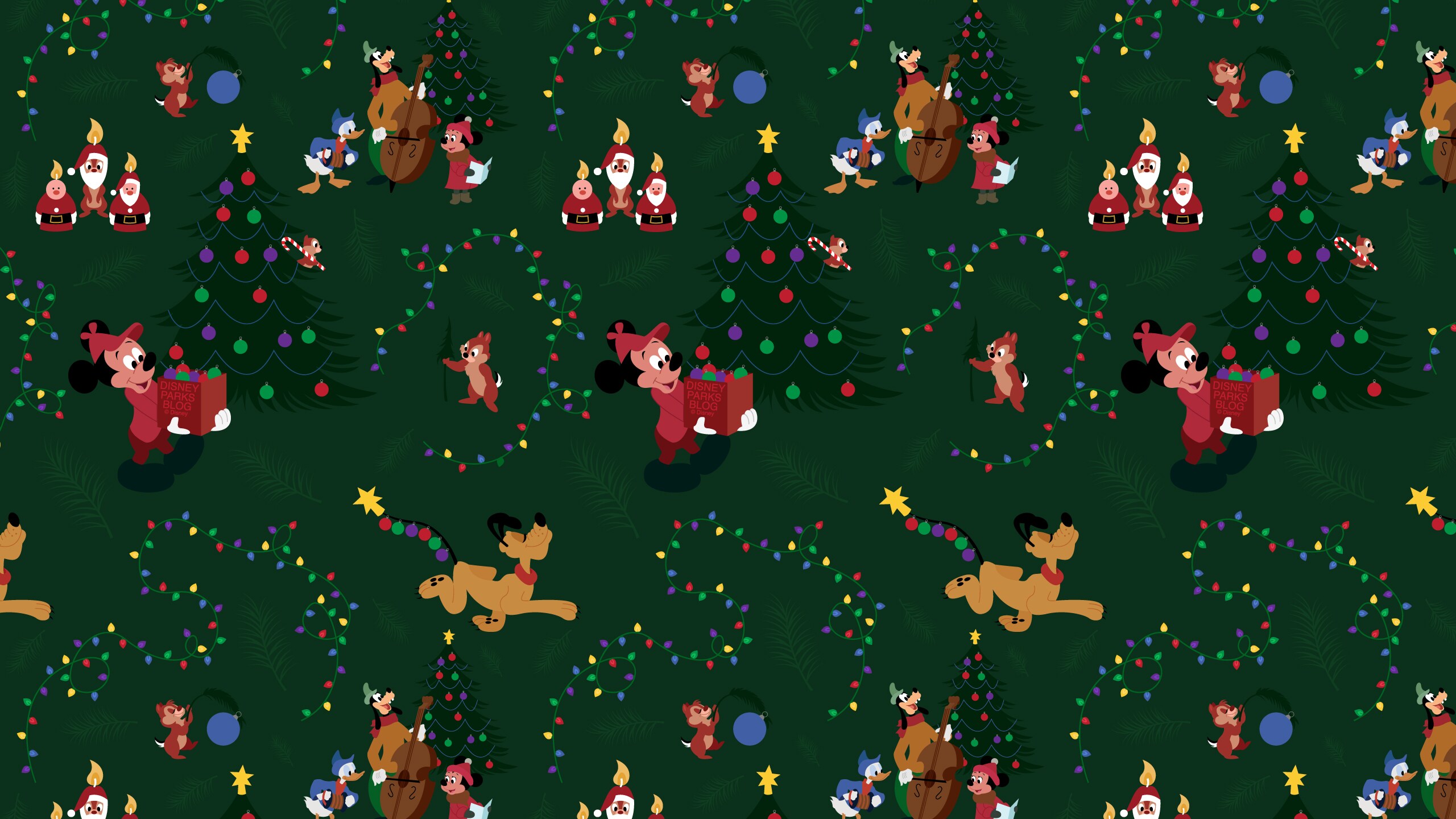 2019 Mickey Mouse & Pluto Christmas Wallpaper – Desktop/iPad | Disney Parks  Blog
