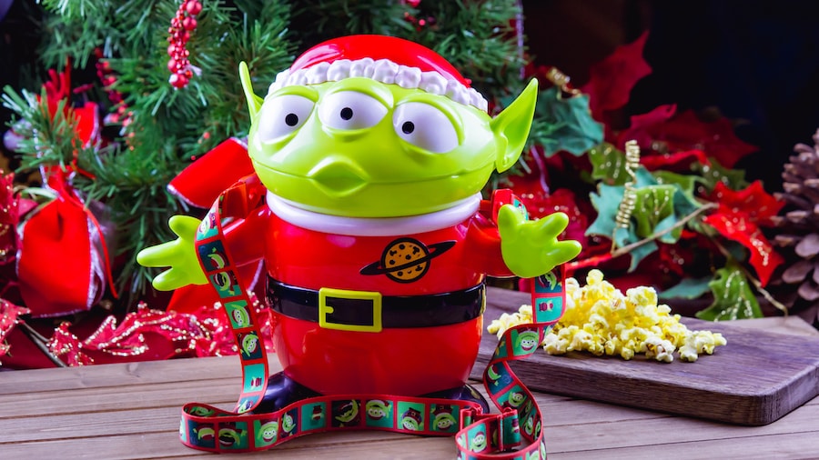Santa Alien Premium Popcorn Bucket for Holidays 2019 at Disney’s Hollywood Studios