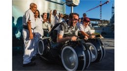 TRON Lightcycles Now On Display at Magic Kingdom Park