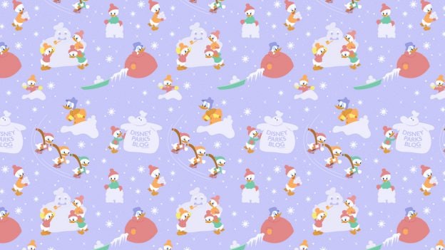 Celebrate Snow Days with Our Donald Duck Snowman Wallpaper | Disney Parks  Blog