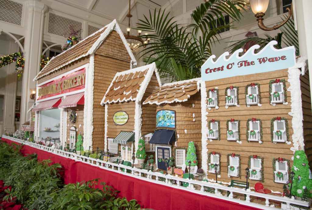Disney's BoardWalk Gingerbread display