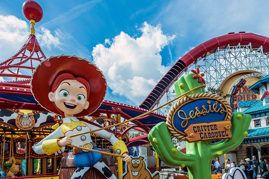 Jessie’s Critter Carousel﻿ at Disney California Adventure park