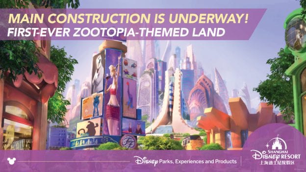 Construction Kicks Off for Zootopia-Themed Expansion at Shanghai Disney Resort