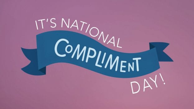 It's National Compliment Day!