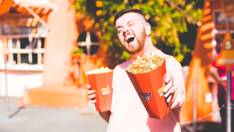Popcorn from Cozy Cone Motel at Disney California Adventure Park