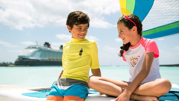 Boy and Girl at Castaway Cay