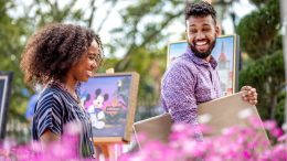 Artwork at the Epcot International Festival of the Arts