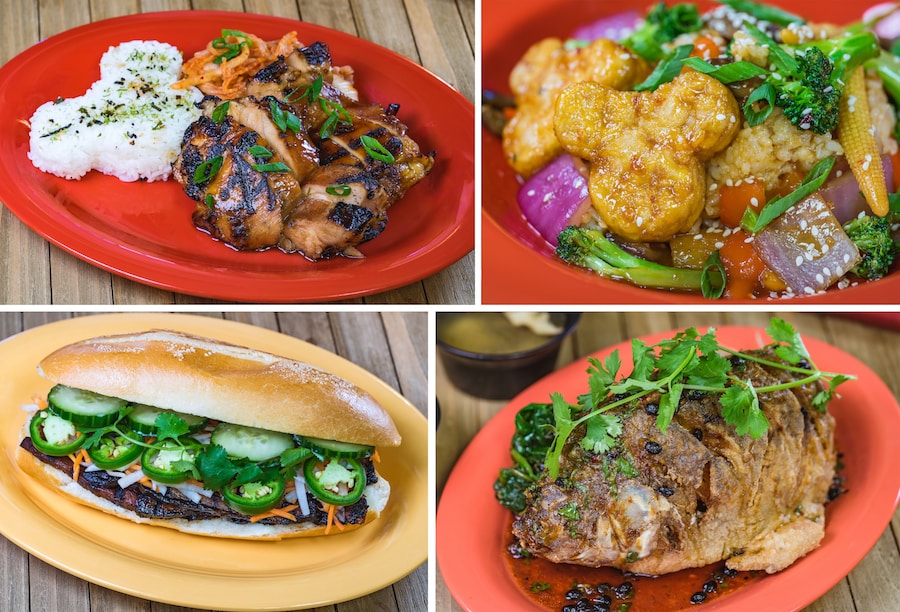 Offerings from Paradise Garden Grill for Lunar New Year 2020 at Disney California Adventure Park