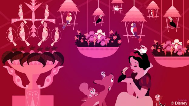 Snow White visits Walt Disney’s Enchanted Tiki Room