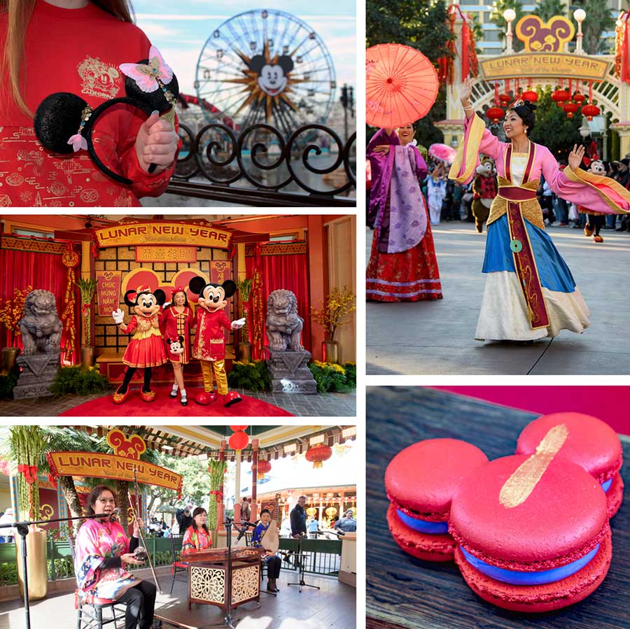 Lunar New Year celebrations at Disney California Adventure park