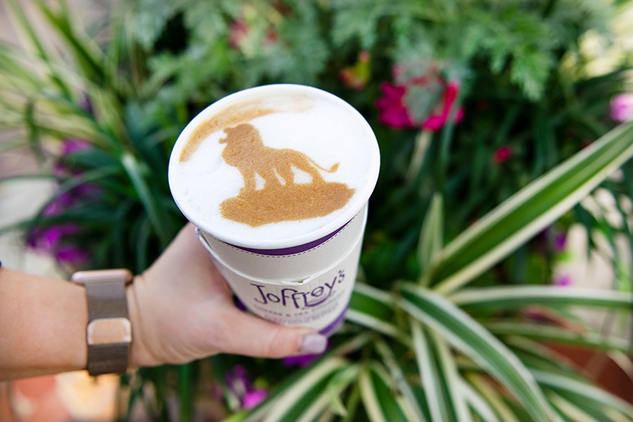 Joffrey’s Coffee and Tea at Disney Springs Lion’s Latte