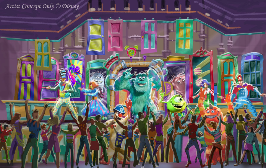 Monsters, Inc. Dance Party rendering