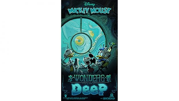 Wonders of the Deep poster for Mickey & Minnie’s Runaway Railway