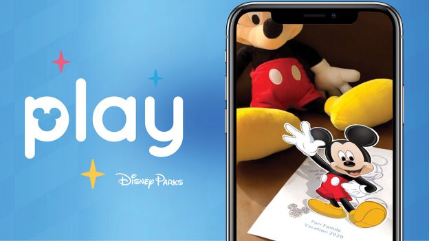 Mickey Mouse in the Play Disney Parks App